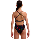 Funkita - Doodles - Girls Eco Strapped In One Piece