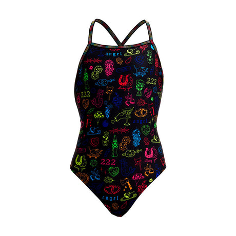 Funkita - Doodles - Girls Eco Strapped In One Piece