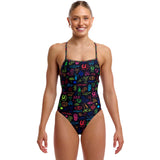 Funkita - Doodles - Ladies Eco Strapped In One Piece