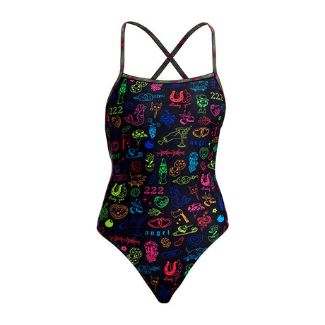 Funkita - Doodles - Ladies Eco Strapped In One Piece