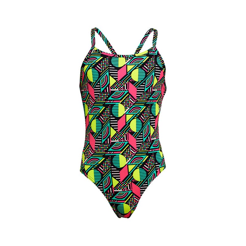 Funkita - Dot Matrix - Girls Diamond Back One Piece