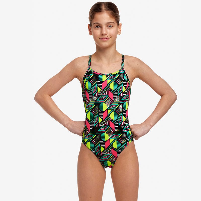 Funkita - Dot Matrix - Girls Diamond Back One Piece