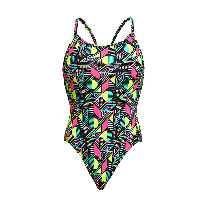 Funkita - Dot Matrix - Ladies Diamond Back One Piece