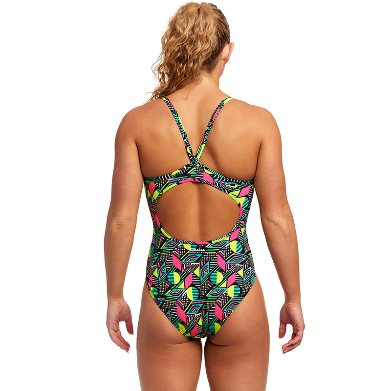 Funkita - Dot Matrix - Ladies Diamond Back One Piece