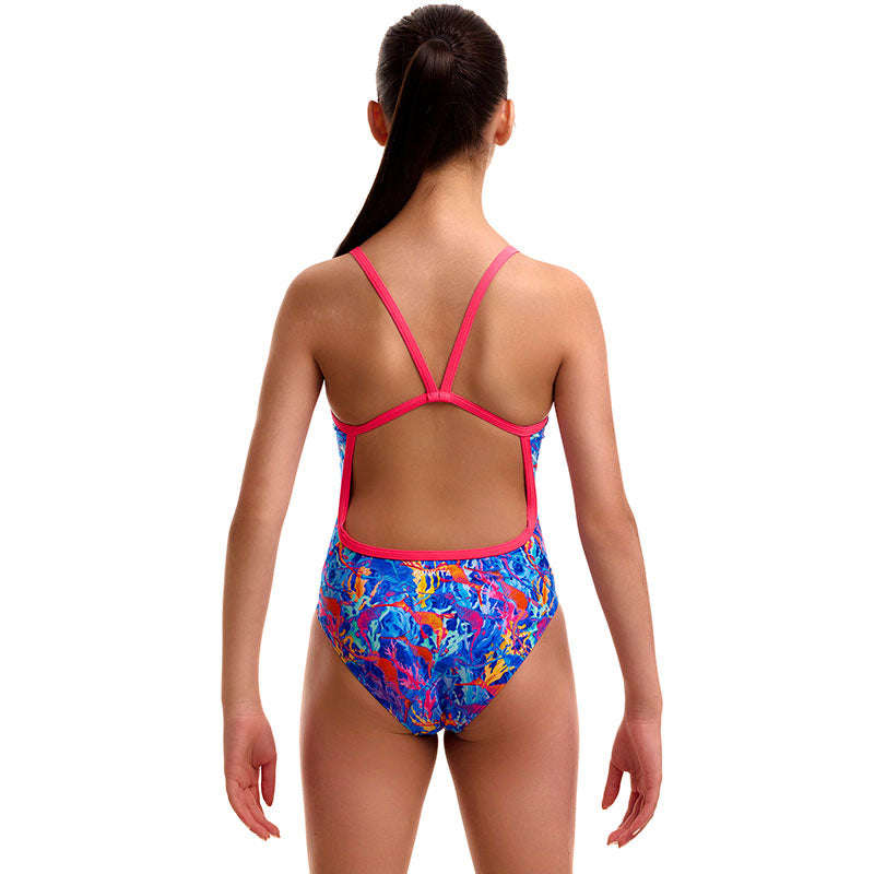 Funkita - Dragons Den - Girls Eco Single Strap One Piece