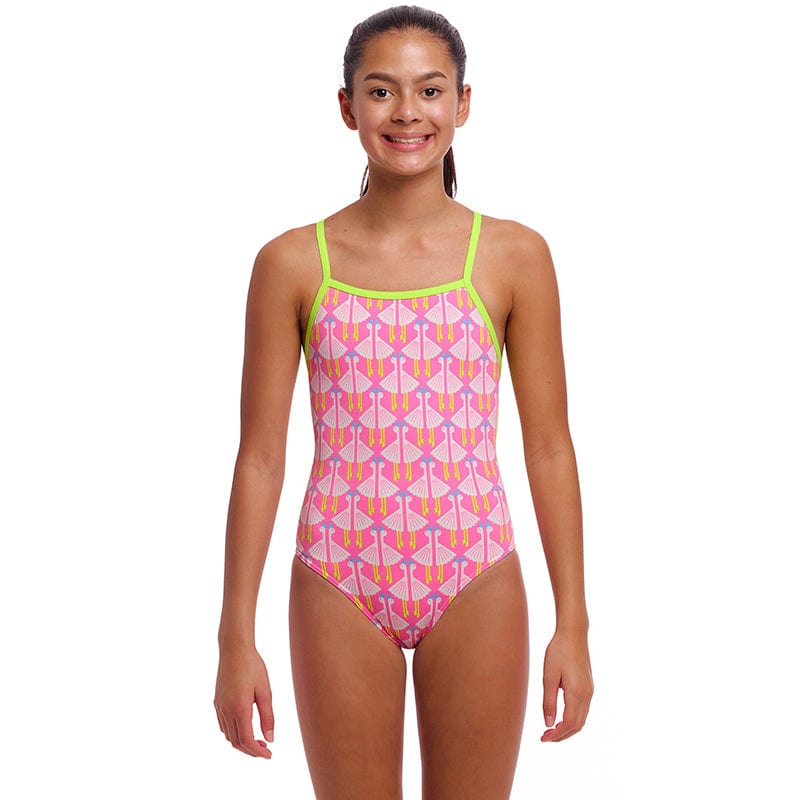 Funkita - Duck Duck Goose - Girls Eco Strapped In One Piece