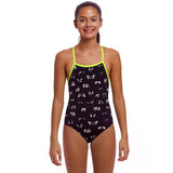 Funkita - Eye Spy - Girls Eco Tie Me Tight One Piece