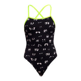 Funkita - Eye Spy - Ladies Eco Tie Me Tight One Piece