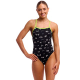 Funkita - Eye Spy - Ladies Eco Tie Me Tight One Piece