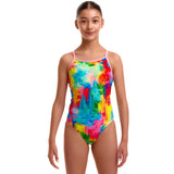 Funkita - Falling Colours - Girls Eco Diamond Back One Piece