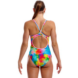Funkita - Falling Colours - Ladies Eco Diamond Back One Piece
