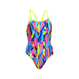 Funkita - Fault Lines - Girls Eco Diamond Back One Piece