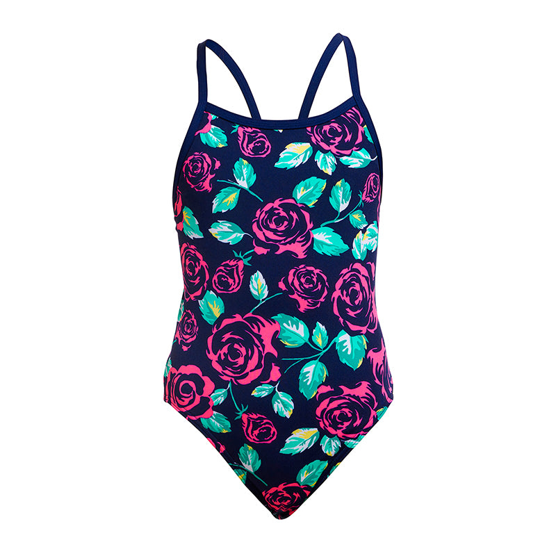 Funkita - Feeling Rosy - Girls Eco Single Strap One Piece