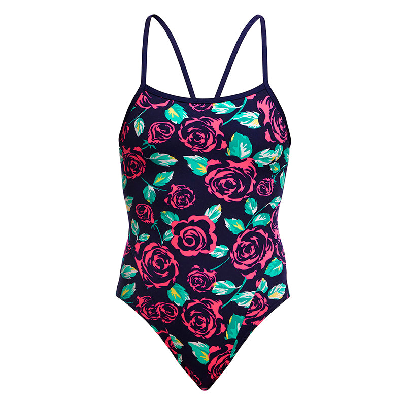 Funkita - Feeling Rosy - Ladies Eco Single Strap One Piece