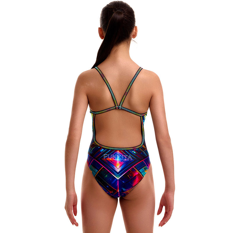 Funkita - Firefly Sparkle - Girls Eco Single Strap One Piece