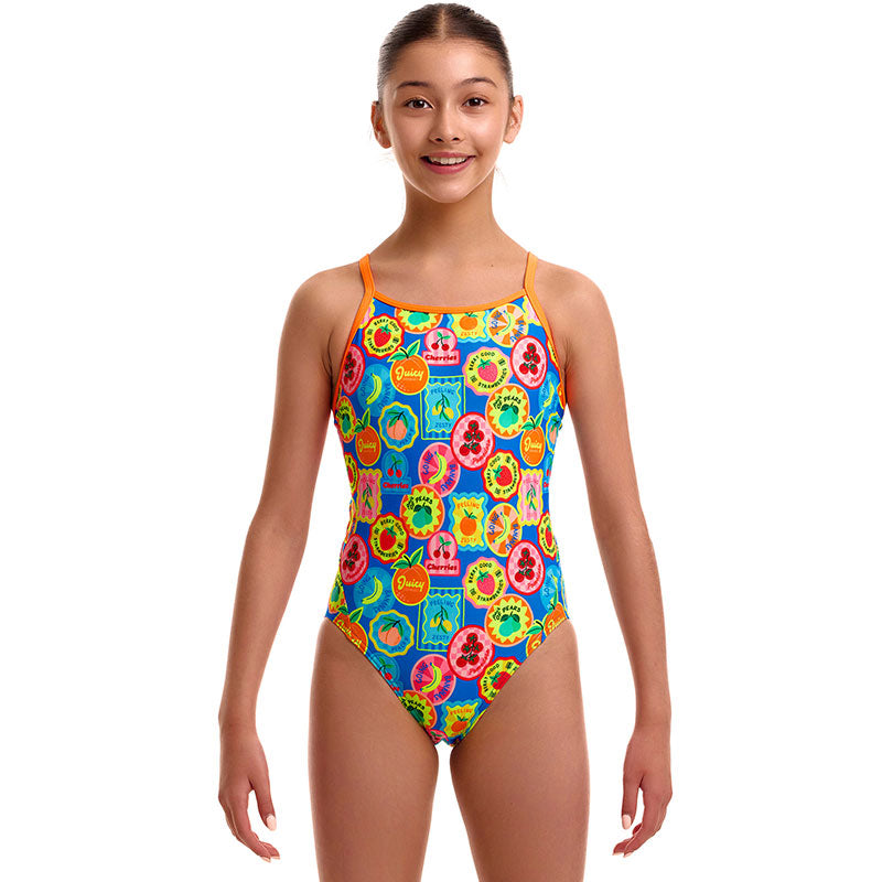 Funkita - Five Serves - Girls Eco Diamond Back One Piece