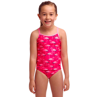 Funkita - Flaming Go Gos - Toddler Girls Eco Swim Steady Tankini & Brief