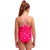 Funkita - Flaming Go Gos - Toddler Girls Eco Swim Steady Tankini & Brief
