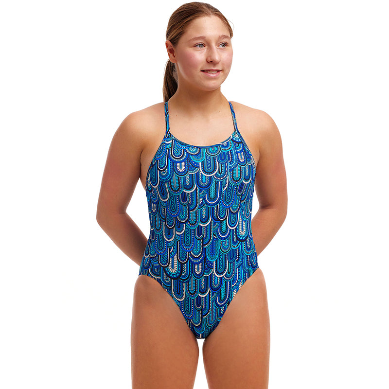 Funkita - Flight School - Girls Eco Diamond Back One Piece