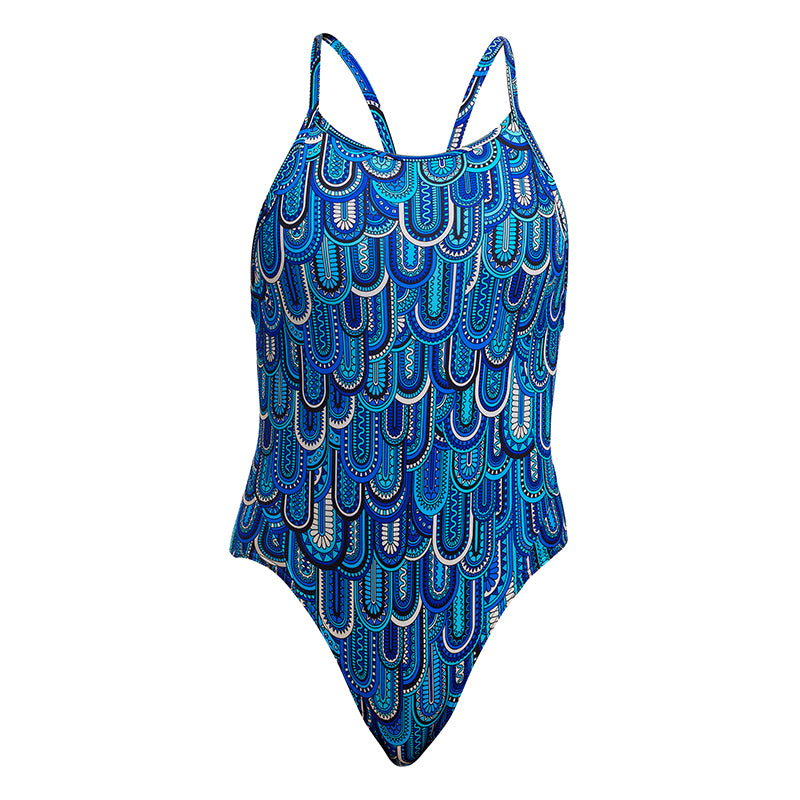 Funkita - Flight School - Girls Eco Diamond Back One Piece