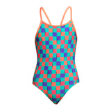 Funkita - Flip Flop - Girls Eco Diamond Back One Piece