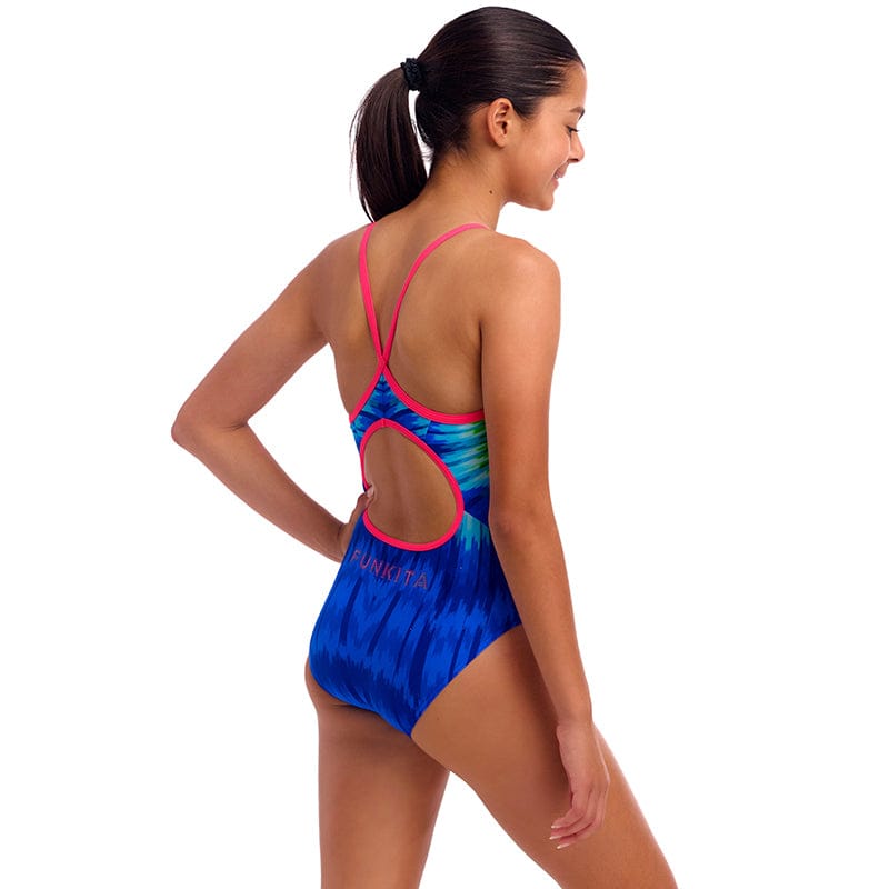 Funkita - Fly Time - Girls Eco Diamond Back One Piece