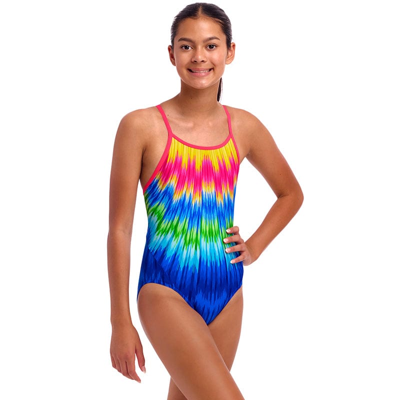Funkita - Fly Time - Girls Eco Diamond Back One Piece