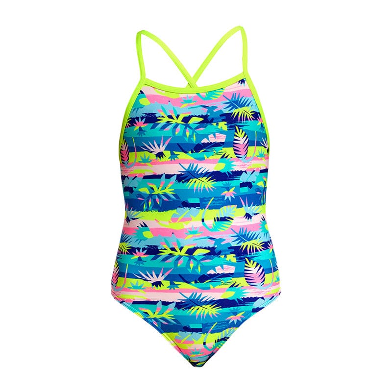 Funkita - Forest Floor - Girls Eco Tie Me Tight One Piece