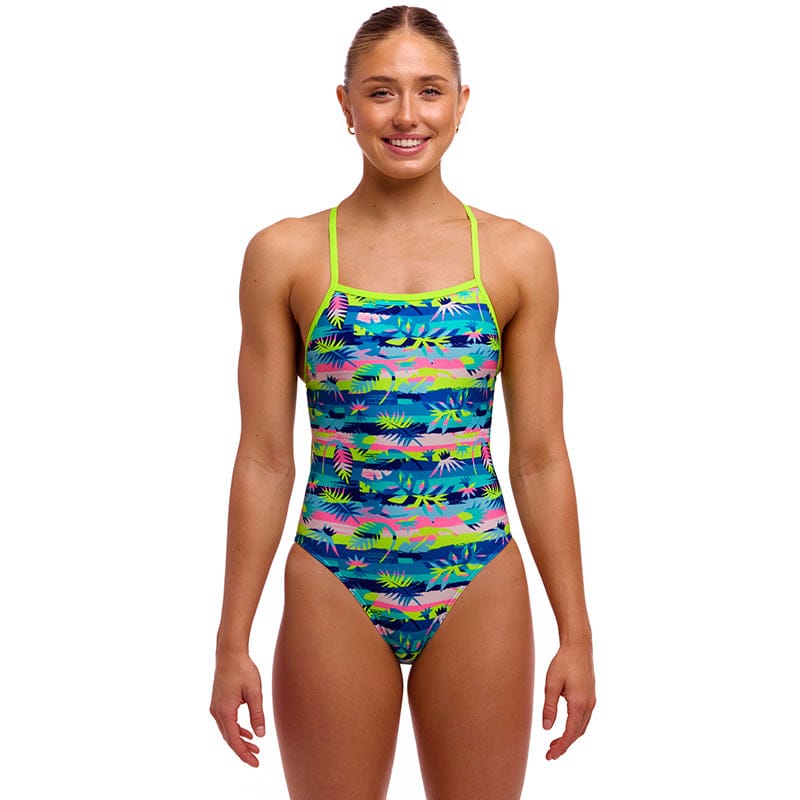 Funkita - Forest Floor - Ladies Eco Tie Me Tight One Piece