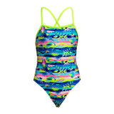 Funkita - Forest Floor - Ladies Eco Tie Me Tight One Piece