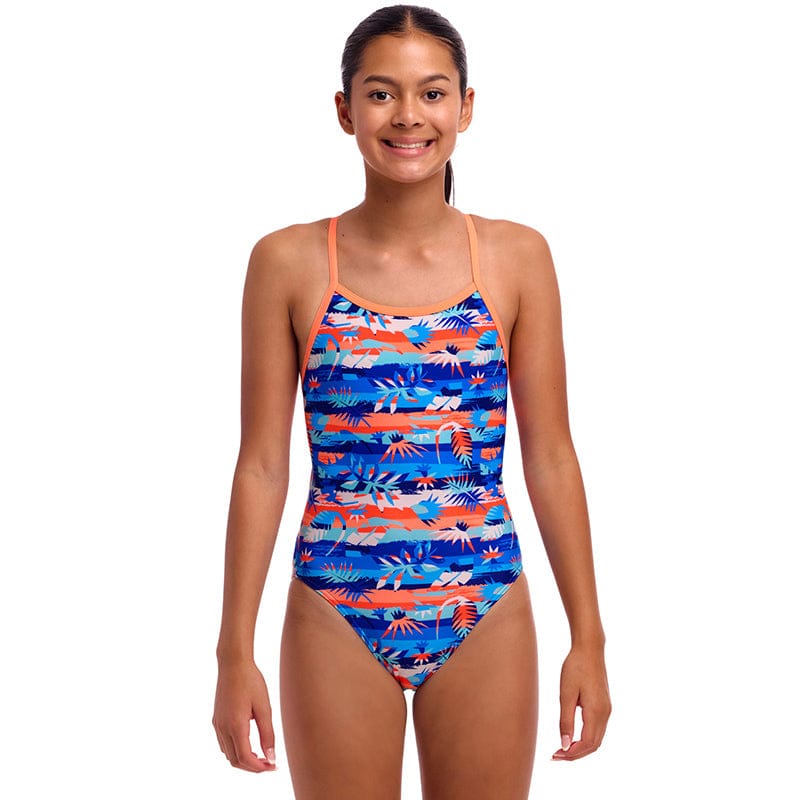 Funkita - Forever Fossil - Girls Eco Single Strap One Piece