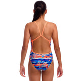 Funkita - Forever Fossil - Girls Eco Single Strap One Piece