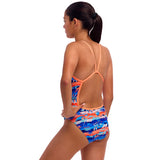 Funkita - Forever Fossil - Girls Eco Single Strap One Piece