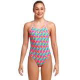 Funkita - Foxy Friends - Girls Eco Diamond Back One Piece