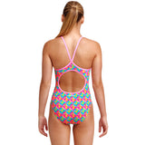 Funkita - Foxy Friends - Girls Eco Diamond Back One Piece
