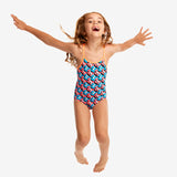 Funkita - Foxy Friends - Toddler Girls Eco Printed One Piece