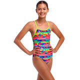 Funkita - Free Foliage - Girls Eco Single Strap One Piece