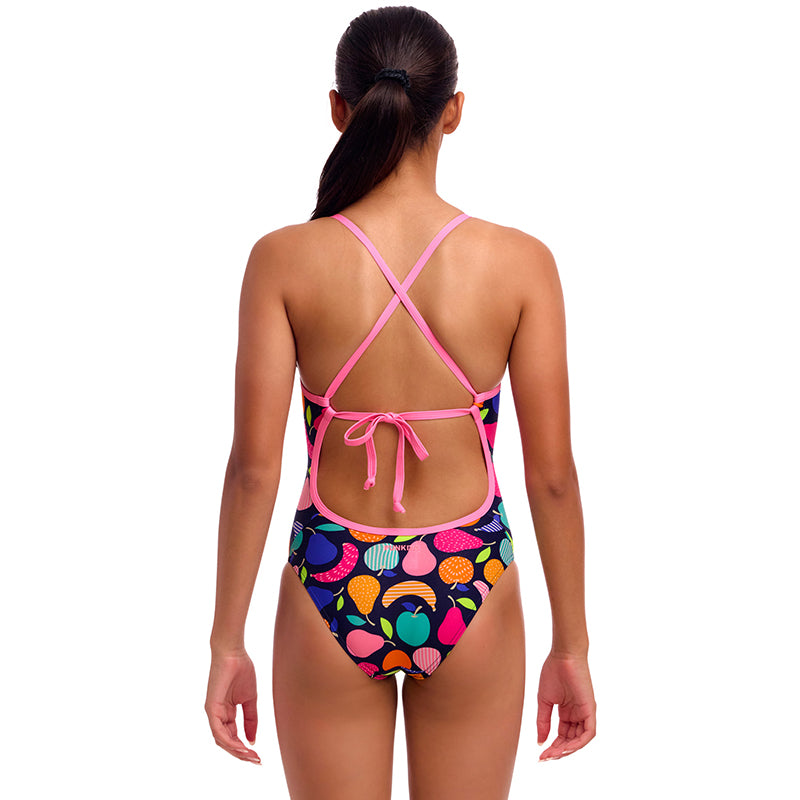 Funkita - Fruit Salad - Girls Eco Tie Me Tight One Piece