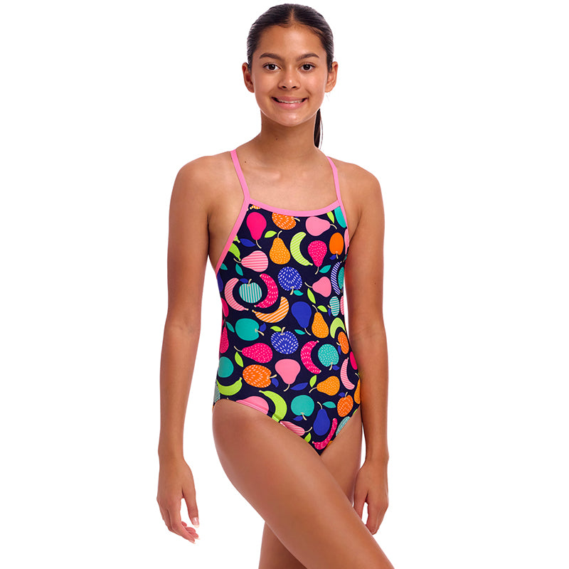 Funkita - Fruit Salad - Girls Eco Tie Me Tight One Piece