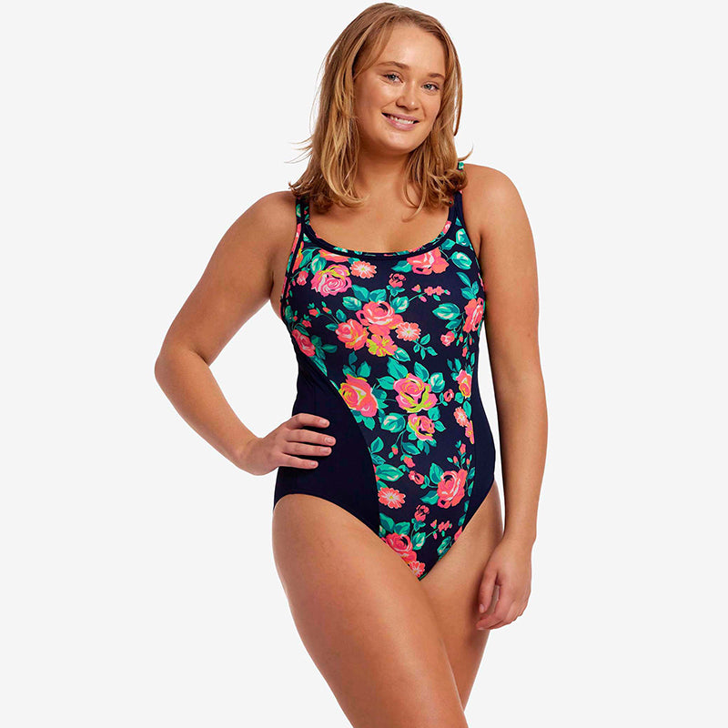 Funkita Full Bloom Ladies Tie Me Tight One Piece