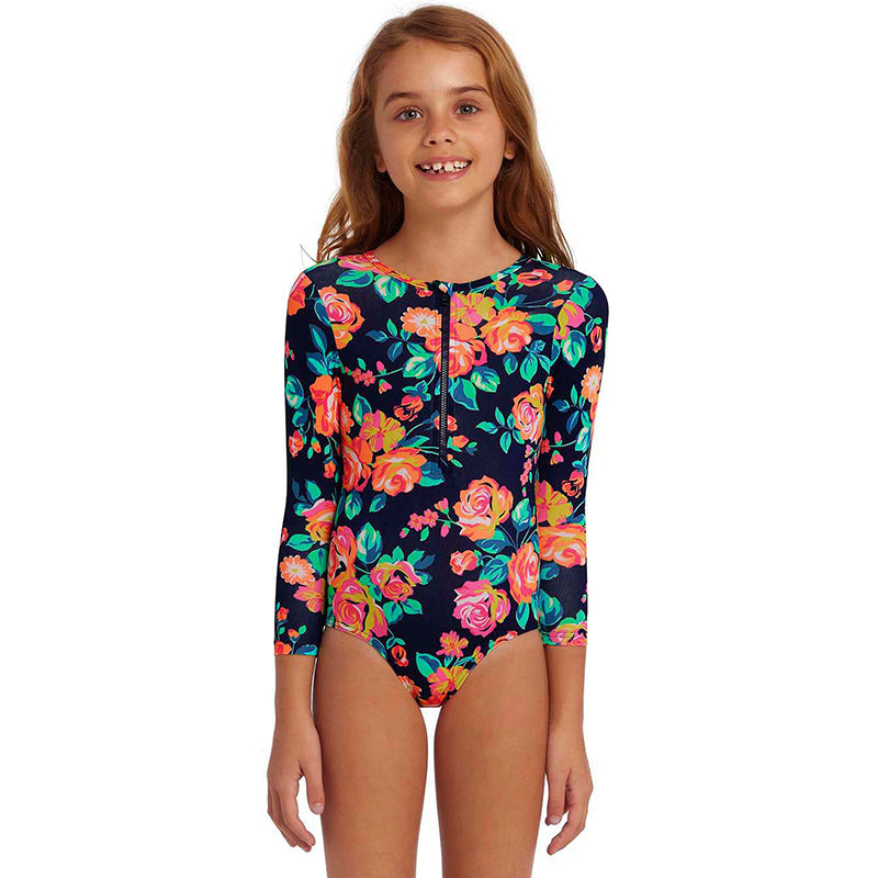 Funkita - Full Bloom - Toddler Girls Sun Cover One Piece