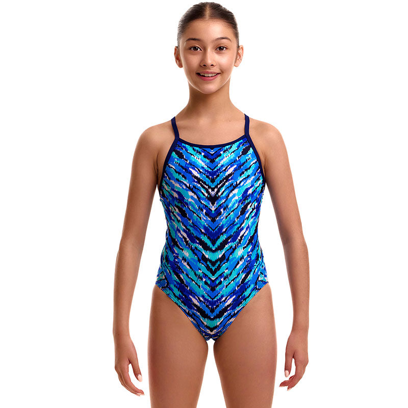 Funkita - Fur Seal - Girls Eco Diamond Back One Piece