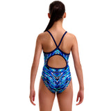 Funkita - Fur Seal - Girls Eco Diamond Back One Piece