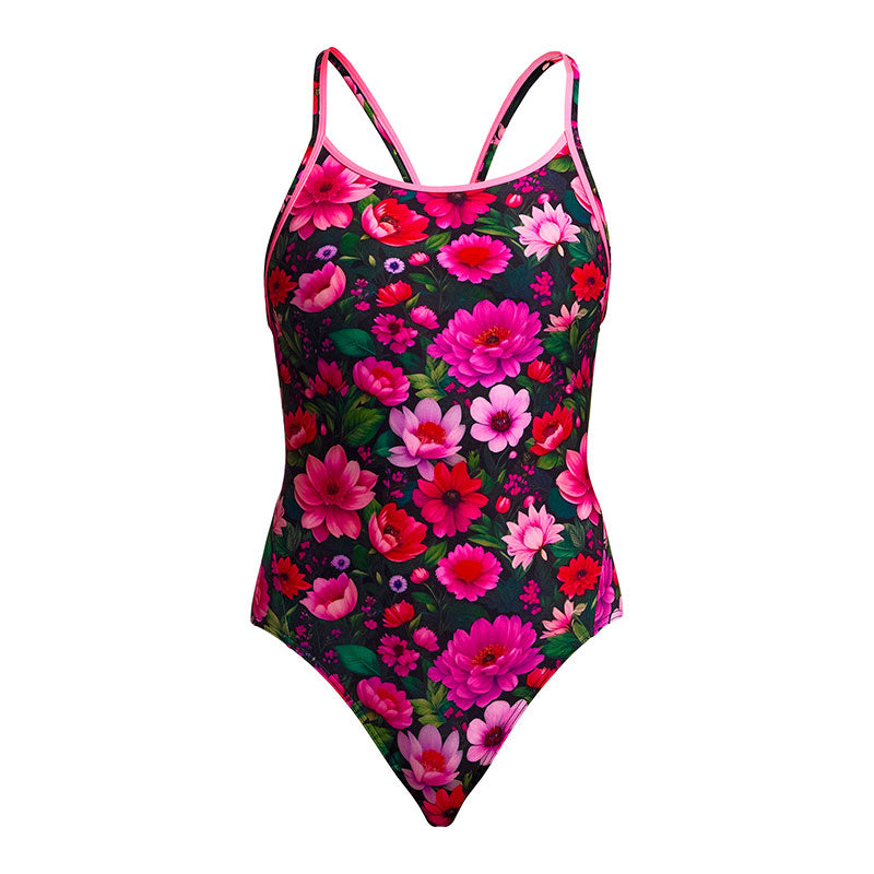 Funkita - Garden Glow - Ladies Eco Diamond Back One Piece