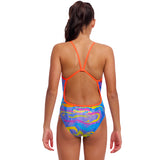 Funkita - Ghost Gum - Girls Eco Single Strap One Piece