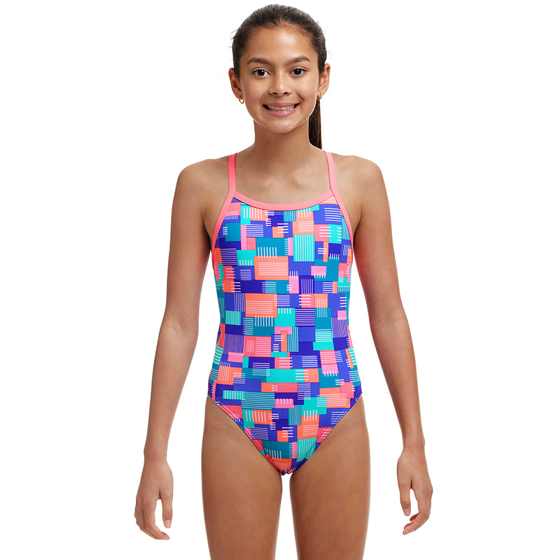 Funkita - Giga Bit - Girls Eco Single Strap One Piece