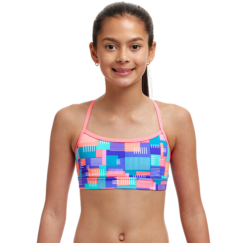 Funkita - Giga Bit - Girls Eco Swim Crop Top