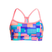 Funkita - Giga Bit - Girls Eco Swim Crop Top