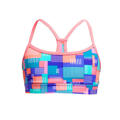 Funkita - Giga Bit - Girls Eco Swim Crop Top