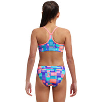 Funkita - Giga Bit - Girls Eco Swim Crop Top